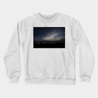 Monument Valley and Clouds. sunset Crewneck Sweatshirt